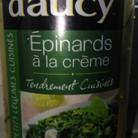 Épinards à la crème