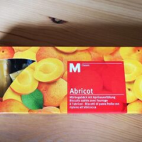 Biscuits sablés avec fourrage à l'abricot
