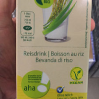 Boisson au riz sans lait