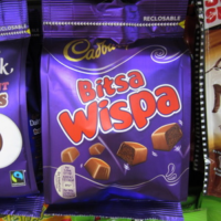 Cadbury Bitsa Wispa Chocolate Bag