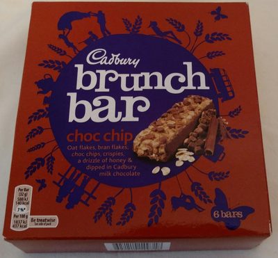 Cadbury Brunch Bar Choc Chip Cadbury Brunch Bar Choc Chip