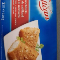 Filets de cabillaud panés