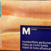 Filets de truite fumés