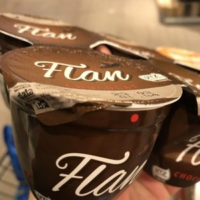 Flan au chocolat