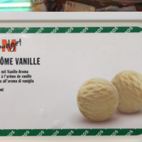 Glace a l'arome de vanille