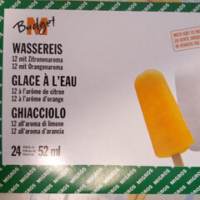 Glaces à l'eau