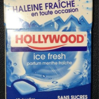 Hollywood, Chewing Gum Ice Fresh sansSugars parfum menthe Fresh, les 3 boites from 14,5 g Hollywood