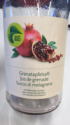 Juice from Grenade with Extract from Tea Blanc Jus de Grenade avec Extrait de Thé Blanc