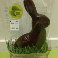 Lapin de Paques noir bio
