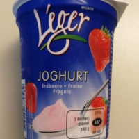 Léger Joghurt Erdbeer Fraise Fragola