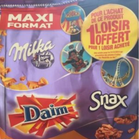 Milka Snax Daim Maxi Form.