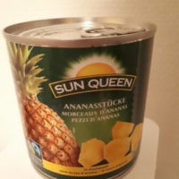 Morceaux d'ananas