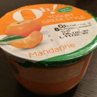 Oh! Yogurt Greek Style Mandarine