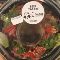 Salade de boeuf tataki