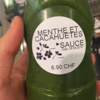 Sauce Menthe et Cacahuètes