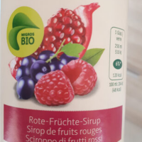 Sirop fruits rouges