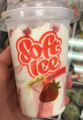 Soft ice Vanilla Strawberry Soft ice vanilla strawberry