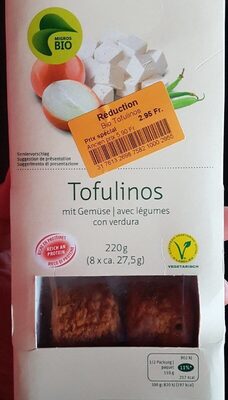 Tofulinos with Vegetables Tofulinos avec légumes