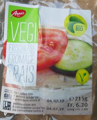 Vegi Cheese Frais Vegi Fromage Frais