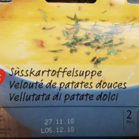 Velouté de patates douces