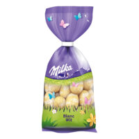 White Milka Eggs