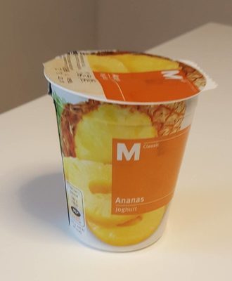 Yoghourt ananas Yoghourt ananas