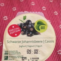 Yogourt cassis