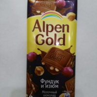 Фундук и изюм (Молочный шоколад)