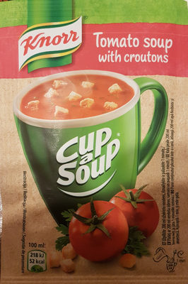 Tomato Soup with Croutons Tomato Soup with Croutons