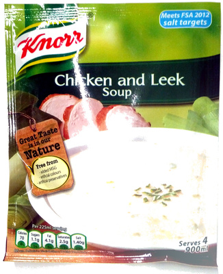Soup chicken & leek Soup chicken & leek