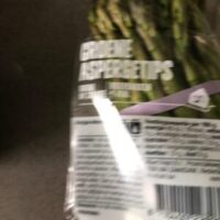 Groene aspergetips
