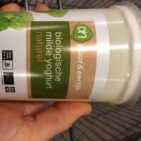 Biologische mild yoghurt