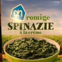 Spinazie met room
