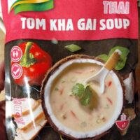 Thai tom kha gai soup