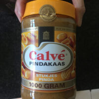 Calvé Pindakaas stukjes pinda 1000 gram
