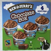 Mini cups Cream glacée Chocolate Box
