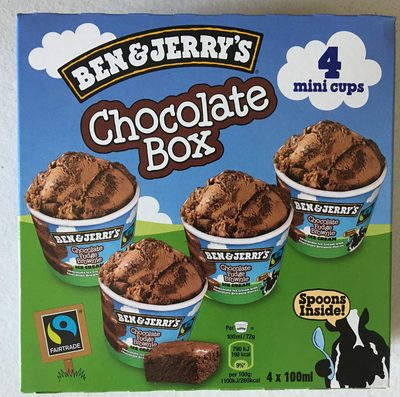 Mini cups Cream glacée Chocolate Box Mini cups Cream glacée Chocolate Box