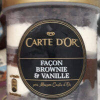 Facon brownie and Vanilla