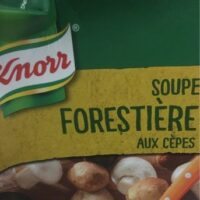 Soup forestiere with cepes
