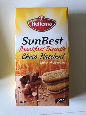 Hellema Sunbest Breakfast Biscuits Choco-hazelnut Hellema Sunbest Breakfast Biscuits Choco-hazelnut