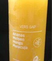 Pineapple-meloen-mango-passievruchtensap Fles 500 ml Koeling