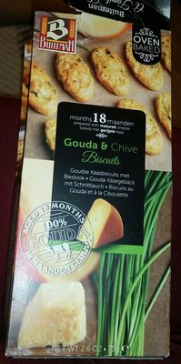 Gouda & Chive Biscuits Saltgebäck Mit Gereiftem Gouda Und Schnittlauch