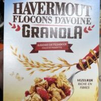 Havermout Flocons d'Avoine Granola  Strawberryand Raspberry