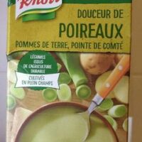 Douceur from Poireaux Apples from Earth pointe from Comté Knorr