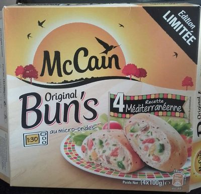 Original Bun’s Recette Mediterranean Original Bun's Recette Mediterranean