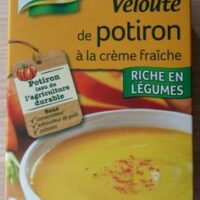 Velouté from Potiron  Cream fraiche