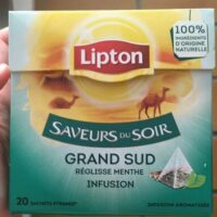 Lipton Flavors du Soir Grand sud Infusion Reglisse Menthe
