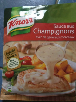 Sauce with champignons Sauce with champignons
