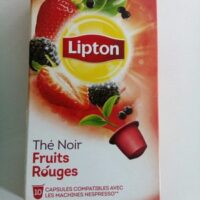Capsules from Tea compatibles Nespresso variété Fruits Reds