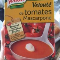 Velouté from Tomatoes Mascarpone Cheese